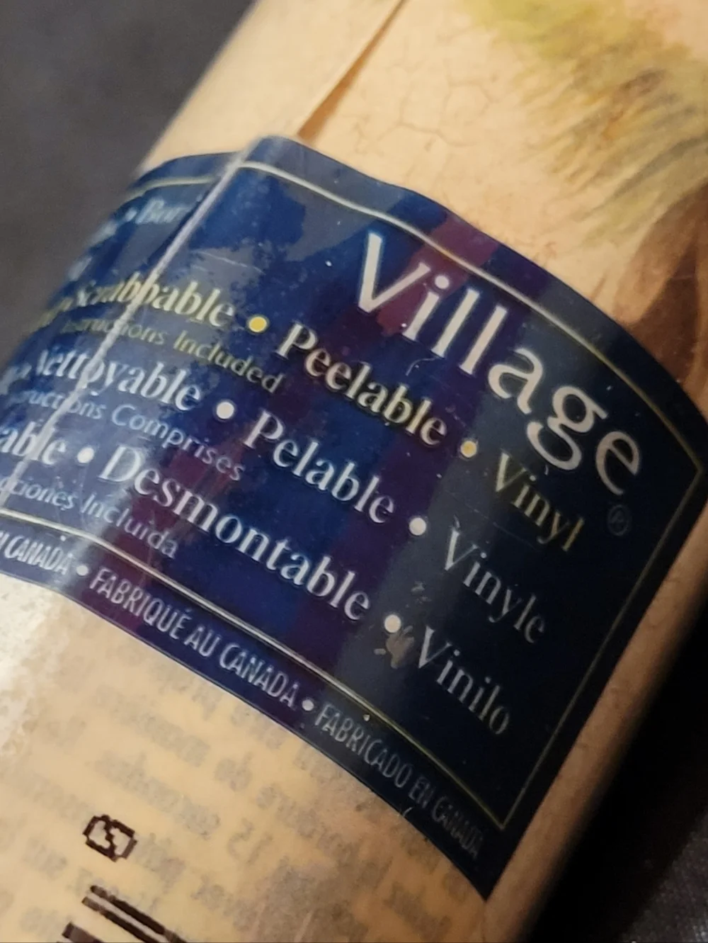 NEW Vintage Village Vinyl Wallpaper Border 5811285 Lot of 3 Rolls Palm Trees